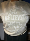 “Blessed is she who believed”